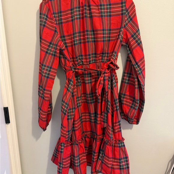 Cupshe Red Plaid Dress - Picture 3 of 5
